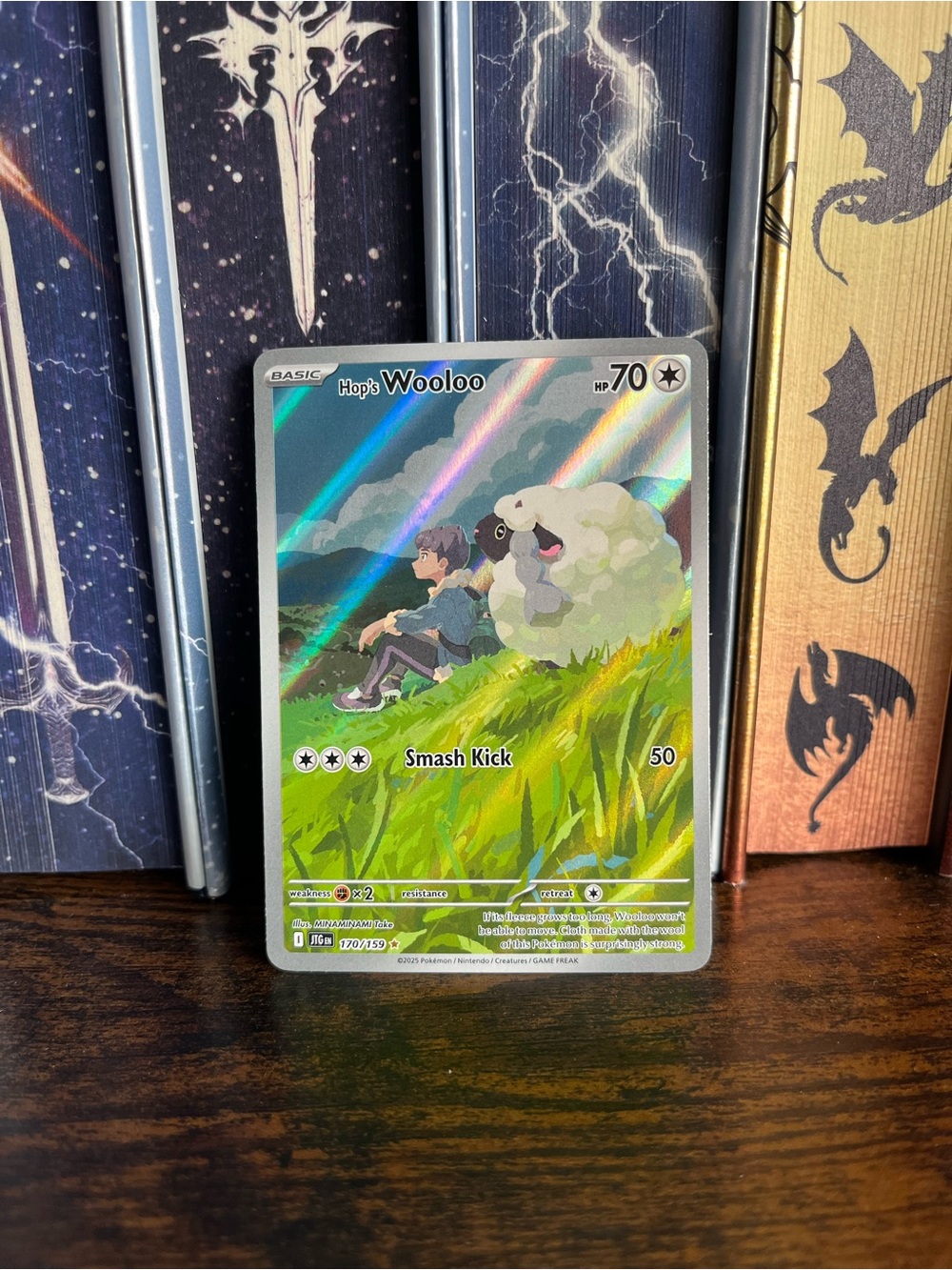 Hop's Wooloo Pokemon Journey Together Illustration Rare 170/159